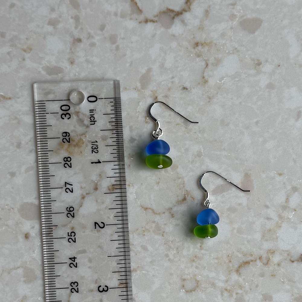 Nwot Tuckernuck Mini Seaglass Stack Earrings - image 6